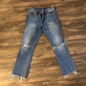 Levi’s de stresses wedgie jeans